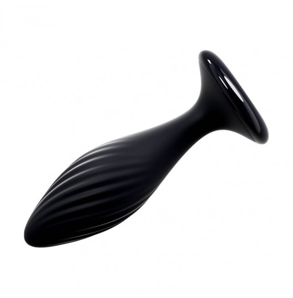 MizzZee - Black Whirlwind Anal Plug (Wireless Remote - Chargeable)